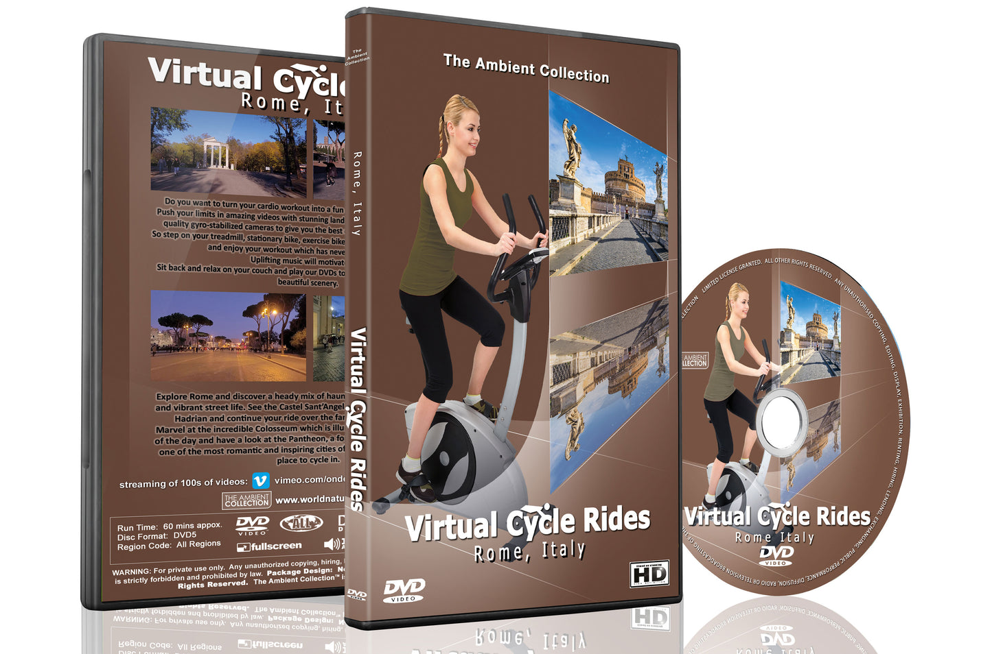 Virtual Cycle Rides - Rome, Italy