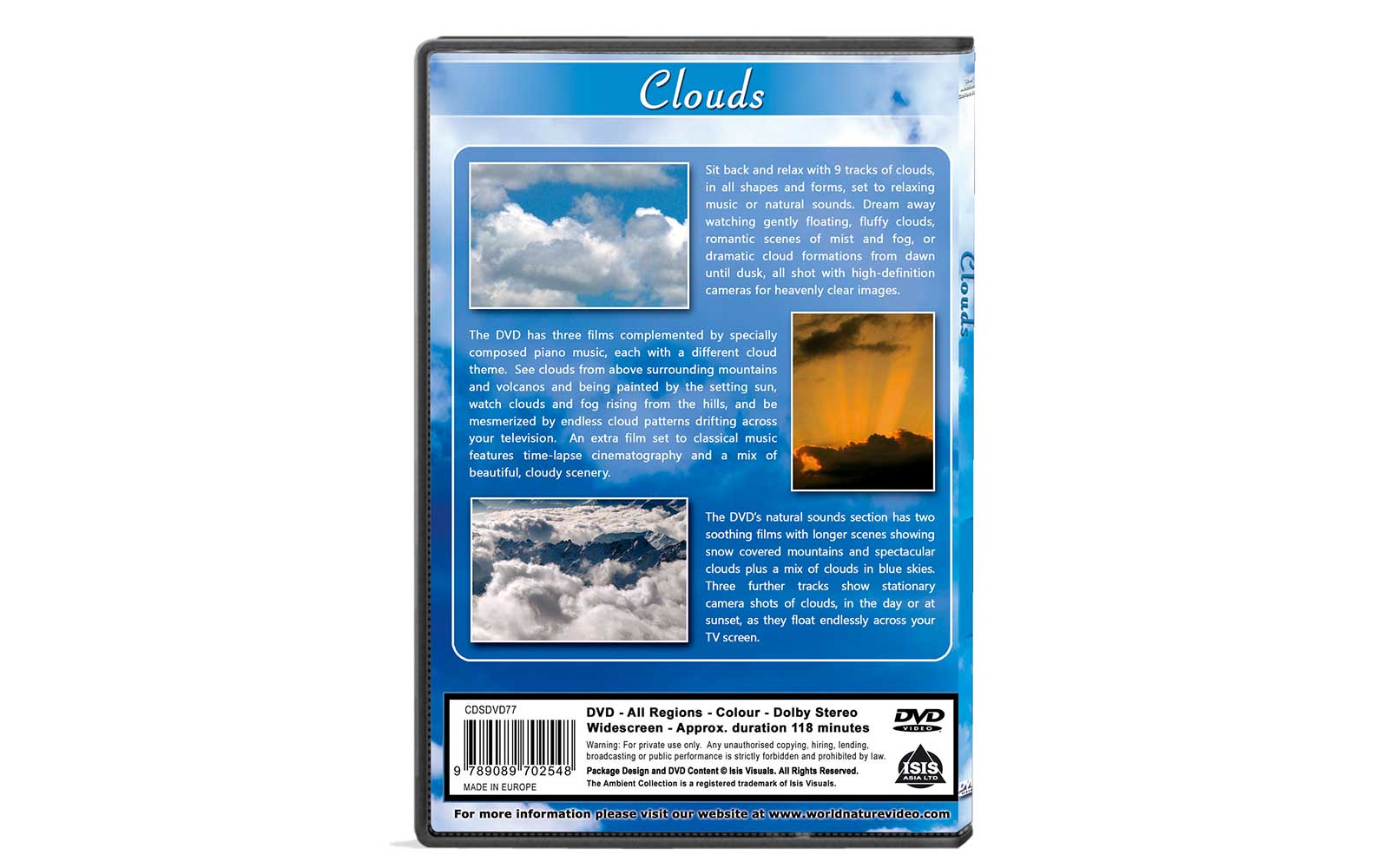 Clouds Dvd The Ambient Collections Dvds