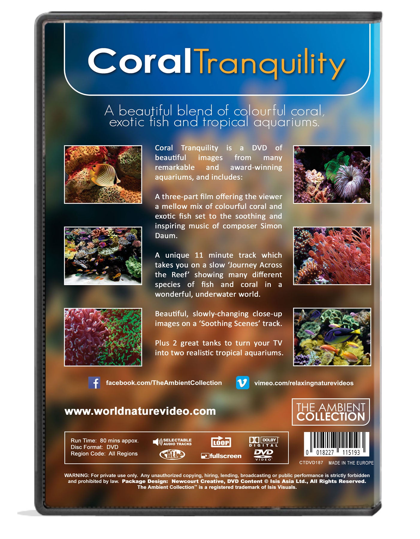 Coral Tranquility 2013 – The Ambient Collections Dvds